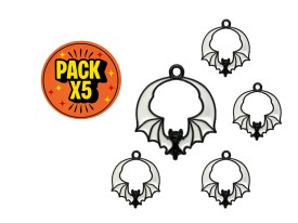 Dije Esmaltado Murcielago